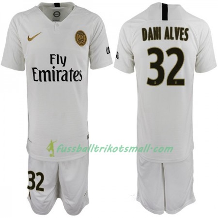 Fußballtrikots Paris Saint-Germain Dani Alves 32 Kinder 2018-2019 Kurzarm Auswärts-trikot kaufen
